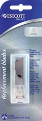 Reservemessen Westcott 18mm 10stuks voor E-84019