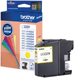 Inktcartridge Brother LC-223Y geel