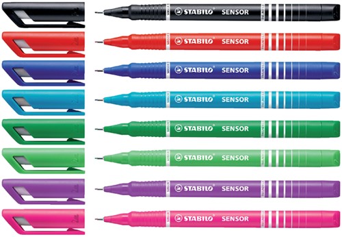 Fineliner STABILO Sensor 189/40 fijn rood-2