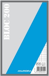 Kladblok 135x210mm ruit 5X5mm 200vel