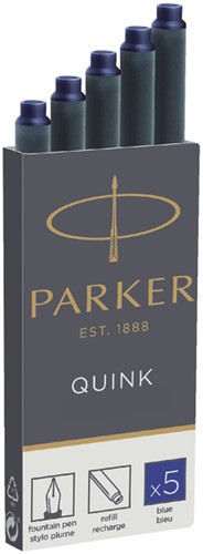 Inktpatroon Parker Quink permanent blauw-2