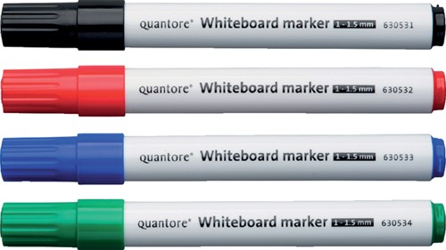Whiteboardmarker Quantore rond 1-1.5mm zwart-2