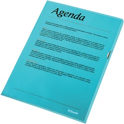 Insteekmap L-model Esselte standaard A4 0.11mm PP blauw 100 stuks