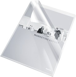 Insteekmap L-model Esselte standaard copy safe 0.11mm PP A4 glashelder 100 stuks