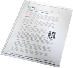 Insteekmap L-model Leitz Premium 0,13mm PP A4 transparant 100 stuks