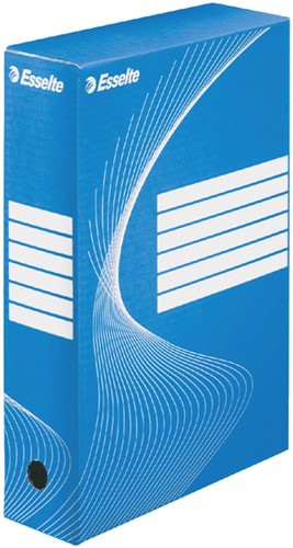 Archiefdoos Esselte Boxycolor 80mm blauw