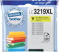 Inktcartridge Brother LC-3219XLY geel HC-2
