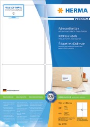 Etiket HERMA 4250 99.1x139mm premium wit 400stuks