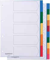 Tabbladen Quantore 4-gaats 5-delig assorti tabs PP-2