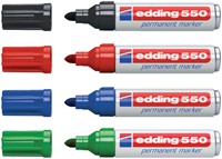 Viltstift edding 550 rond rood 3-4mm-2
