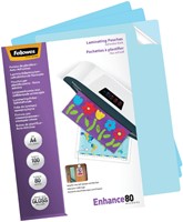 Lamineerhoes Fellowes A4 zelfklevend 2x80micron 100stuks-2