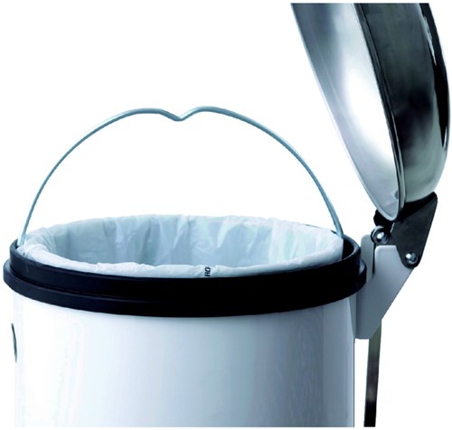 Pedaalemmerzak Vepa Bins HDPE 50x60cm 30L 20x50 zakken grijs-3