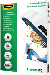 Lamineerhoes Fellowes A4 2x100micron glans 100 stuks