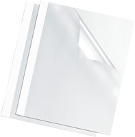 Thermische omslag Fellowes A4 6mm wit 100stuks-2
