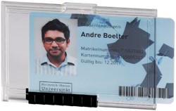 Badge Durable 8922 Pushbox mono