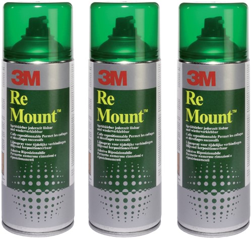 Lijm 3M remount spray spuitbus 400ml-2