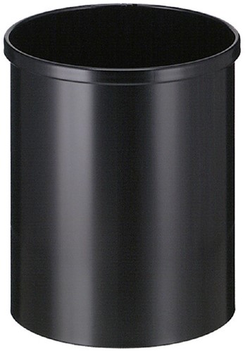 Papierbak Vepabins rond 15liter zwart