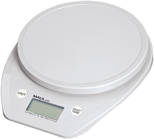 Briefweger MAUL Goal tot 5000 gram inclusief batterij wit