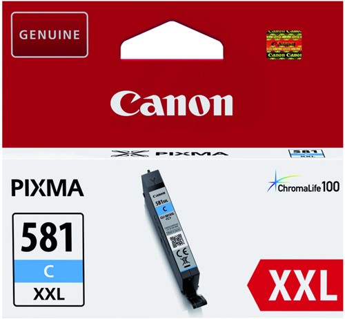 Inktcartridge Canon CLI-581XXL blauw EHC-2