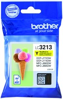 Inktcartridge Brother LC-3213 geel HC