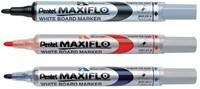 Whiteboardmarker Pentel MWL5S Maxiflo rond 1mm blauw-2