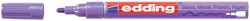Viltstift edding 751 lakmarker rond 1-2mm metallic paars