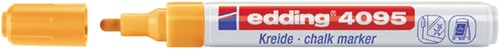 Krijtstift edding 4095 rond neon oranje 2-3mm