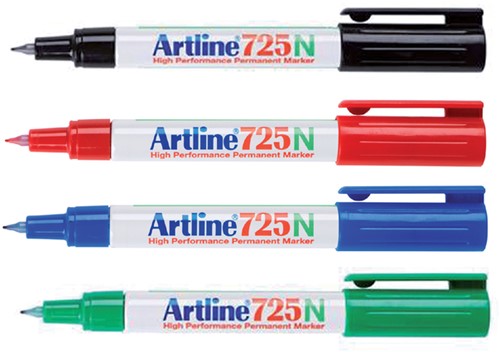 Fineliner Artline 725 rond fijn zwart-2