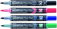 Whiteboardmarker Pentel MWL5SBF Maxiflo rond 1.5-4.5mm rood-2