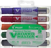 Whiteboardmarker PILOT Begreen rond medium assorti etui à 5 stuks