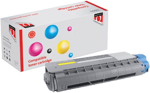 Toner Quantore alternatief tbv Oki 44315305 geel