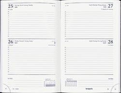 Agenda 2023 Brepols Saturnus Lima 2dag/1pagina zwart