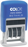 Woord-datumstempel Colop S160B betaald