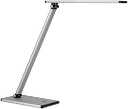 Bureaulamp Unilux Terra aluminium grijs