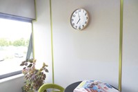 Wandklok Unilux Baltic Ø30,5cm hout/wit-3