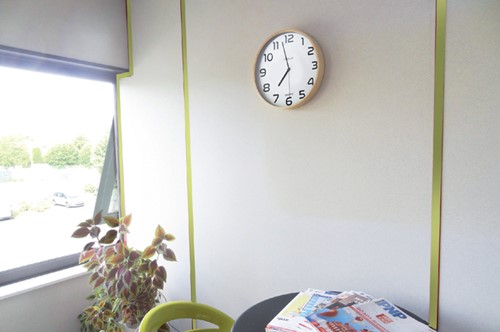 Wandklok Unilux Baltic Ø30,5cm hout/wit-3