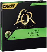 Koffiecups L'Or espresso Lungo Elegante 20st-3