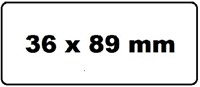 Labeletiket Quantore 99012 36x89mm adres wit 2 rollen-3