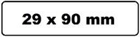Labeletiket Quantore DK-11201 29x90mm adres wit-3