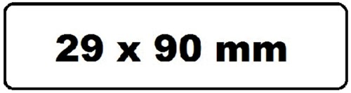 Labeletiket Quantore DK-11201 29x90mm adres wit-3