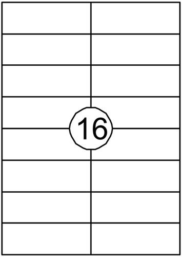 Etiket Avery DP167-100 105x37mm wit 1600stuks-2