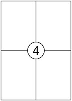 Etiket Avery DP004-100 105x149mm wit 400 etiketten-2