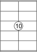 Etiket Avery DP010-100 105x58mm wit 1000Stuks-2