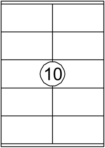 Etiket Avery DP010-100 105x58mm wit 1000Stuks-2