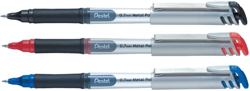 Rollerpen Pentel BL17 zwart 0.4mm-2
