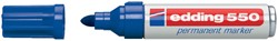 Viltstift edding 550 rond blauw 3-4mm