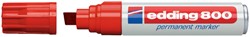 Viltstift edding 800 schuin rood 4-12mm