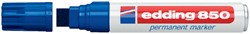 Viltstift edding 850 blokpunt blauw 5-16mm