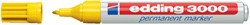 Viltstift edding 3000 rond geel 1.5-3mm