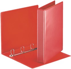 Presentatieringband Esselte A4 4-rings D-mech 25mm rood